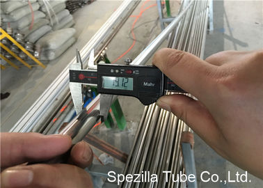 Food AISI 304L welded steel tube  EN 1.4307 For Heat Exchanger 25.4 X 1.2MM