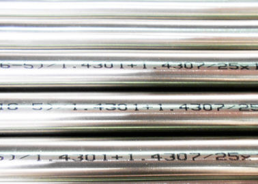 EN 10357 13 X 1.5MM Stainless Steel Sanitary Tubing , Metric Steel Tubing